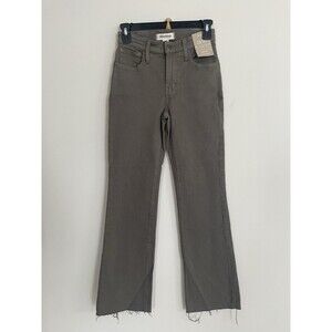 Madewell Kick Out Crop Pants in Garment-Dyed NWT Size 23